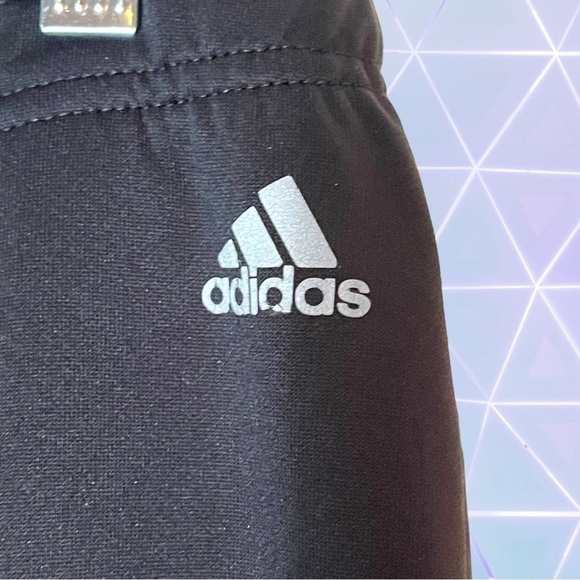 Adidas Solid Black Track Pants Size Medium Vintage Super Clean! - Picture 6 of 14